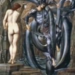 果たされた運命：大海蛇を退治するペルセウス